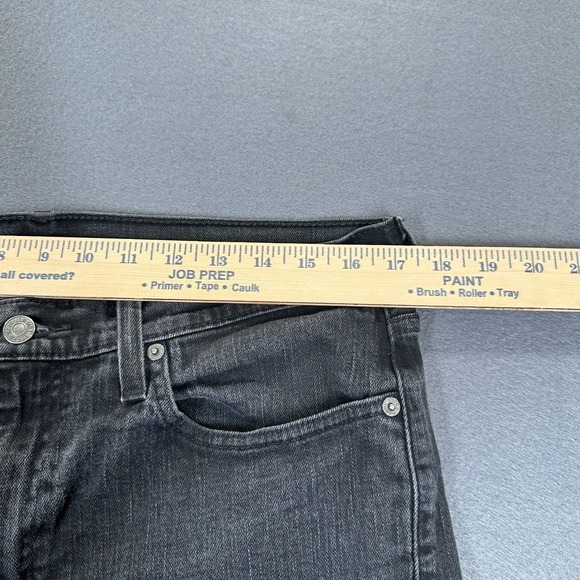 Vintage Levi's 514 Jeans Mens 36x32 Gray Stretch Denim Mid Rise Straight Leg - Picture 8 of 11